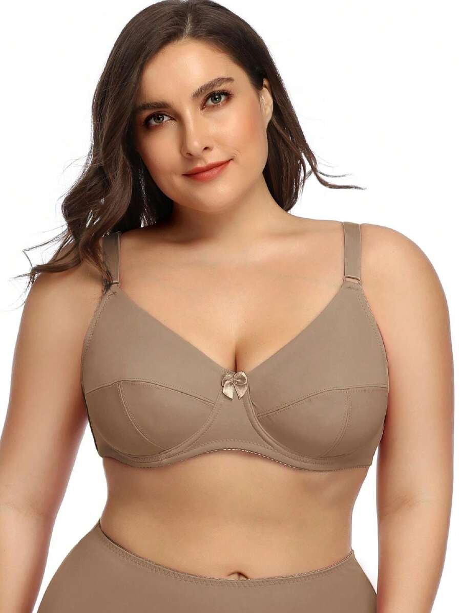 Soutien-gorge grande taille kaki avec armatures